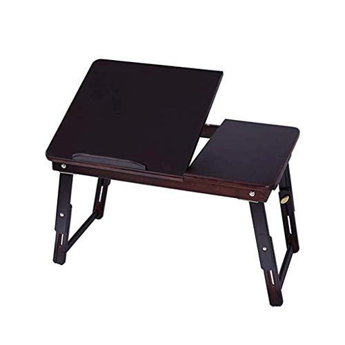 Eyhlkm Folding Table- Laptop Desk Tray,Breakfast Serving Bed Trays, Adjustable Foldable With Flip Top And Legs, Computer Stand With Drawer-By #TOP24
