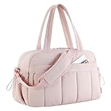 BrownPup 旅行カバン スポーツ ボストン ジム ダッフルバッグ 防水 旅行 大容量 乾湿分離 アウトドア 機内持込 男女兼用 旅行 (ピンク) [並行輸入品]