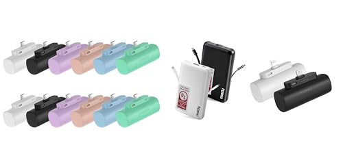 Miady 16-Pack Bulk 5000mAh Portable Chargers