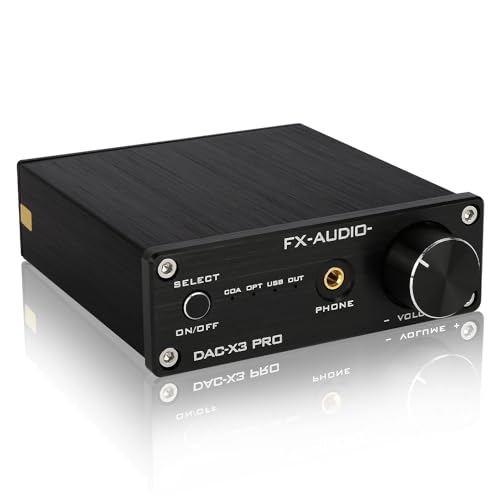 FX-Audio DAC-X3PRO USB DAC ESS9023 Headphone Amplifier CS8416 Support ASRC Transmission HiFi Portable Decoder Headphone Amp