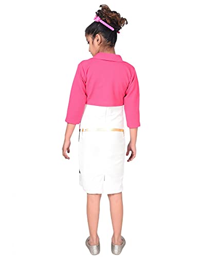 Image of Sky Heights Girl's Cotton Blend Pencil Knee-Length Dress