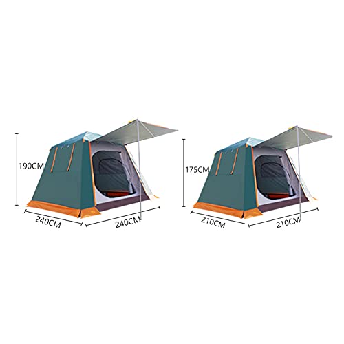 Carpa de camping automática pop up para familia miniatura 2