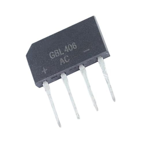 Rectificador de puente GBL406 de 4 A y 600 V, pack de 500 unidades GBL4J 2