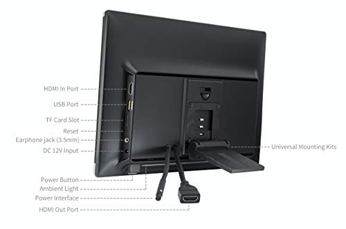 Android 9.0 13.3\'\' Dual Screen Car Headrest Video Player with WiFi 2.4G, Rear Seat TV Monitor for Travel,Tablets can Sync Screen IPS Touch Screen Support/Netflix/HDMI in/HDMI Out/Bluetooth/FM/USB
