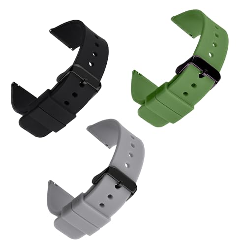 Image of Soft Silicone Strap Replacement Band for Apple || Realme || Boat || Noise || Fireboltt || Amazfit || Samsung || Oneplus Smart Watch Straps