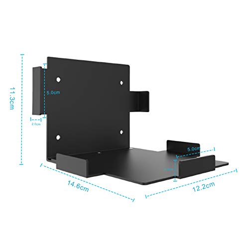 Aisheny Wall Mounted Rack Wall Storage Bracket Shelf Compatible with Xbox X Game Console