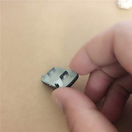 Miniatura 3 de Angelguoguo Botón de interruptor de motor de parada de arranque Modificaciones de cubierta para Volvo V40 V60 S60 XC60 V50 V70 XC70 (negro)