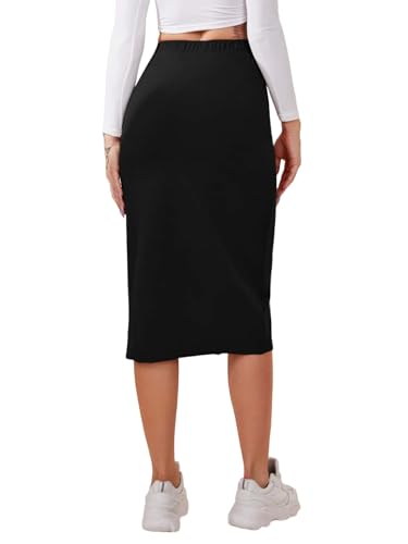 Women Split Side Skirts2