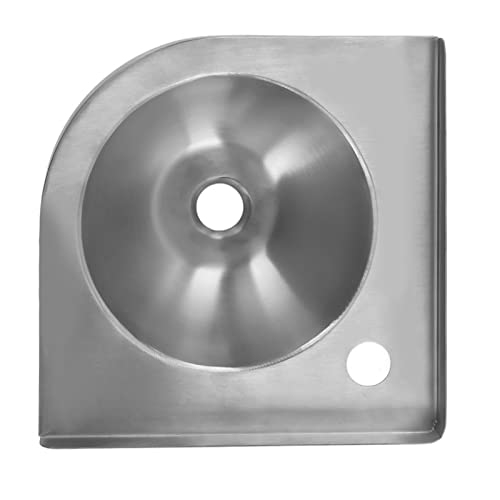 Fregadero Cocina de Esquina, 12 X 12 Triángulo de Acero Inoxidable de Un Tazón RV Lavabo de Mano, Fregadero de Pared para Barra de Bar Fregadero de Baño para Camper Caravana