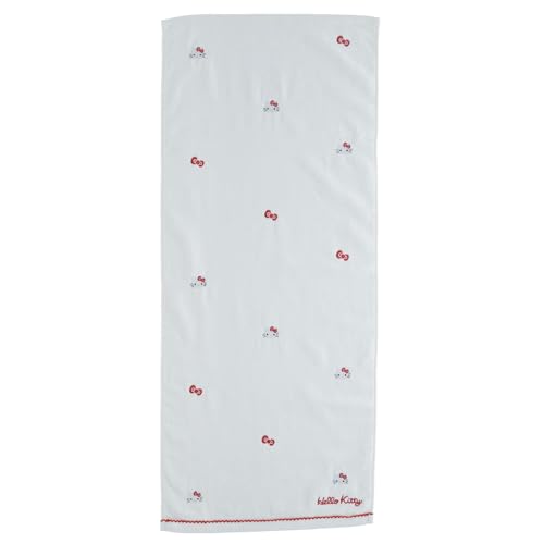 丸眞 フェイスタオル サンリオ ハローキティ キティ タイニーリボン 綿100% 抗菌防臭加工 プレゼント ギフト 3725010500