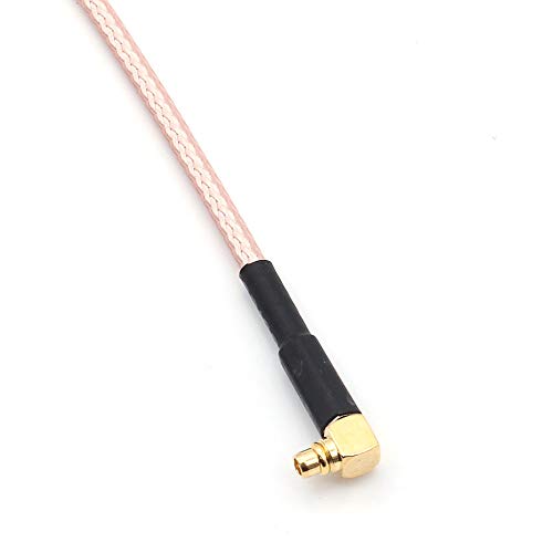 DollaTek 5PCS 4 Inch 10cm length RG316 Pigtail Antenna Connector SMA Male To MMCX Male Low Loss Coaxial Cable Adapter Right Angle - Image 4