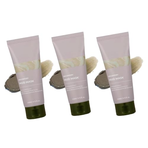 Mascarilla de barro de alivio: limpieza profunda e hidratación con barro de Boryeong | Relief Mud Mask - Deep Cleansing & Hydrating With Boryeong Mud | Boryeong K Mud Clay Face Mask (Mud x3)