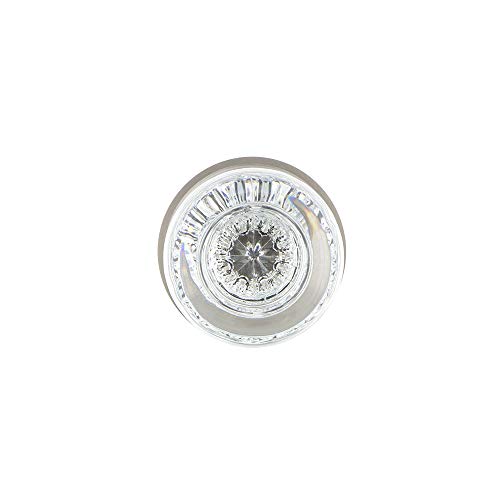 Image of Nostalgic Warehouse Classic Rosette Round Clear Crystal Door Knob