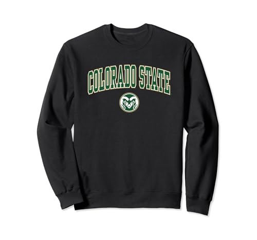 Colorado State Rams Arch Over Black Officially Licensed Sweatshirt