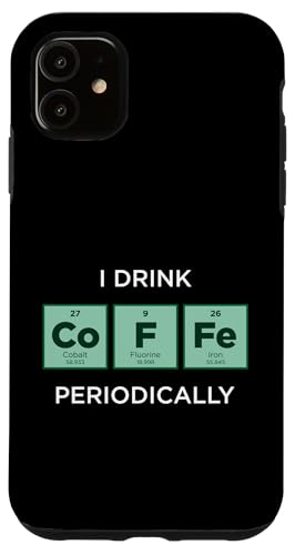 I Drink COFFEE ����I�ɂ������낢���f�����\ �X�}�z�P�[�X iPhone 11 �p