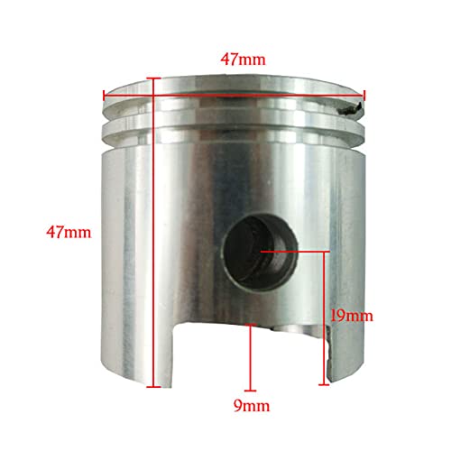 image for JSCJCAS 3 Set Piston Kit For 49cc 66cc 80cc 2 Stroke Engine Motorized 