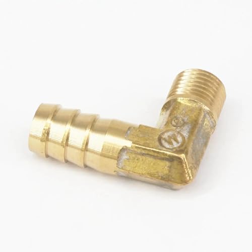 Tuyau barbelé en laiton robuste 12mm x 1/4 pouce coupleur d'étanchéité x2