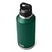 YETI Rambler 64 oz Bottle, Vacuum Insulated, Leakproof, Stainless Steel with Chug Cap, Black Forest Green