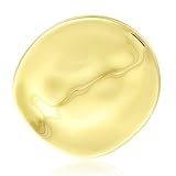 Retro Irregular Round Gold Brooch, Gold Ripple Brooches Para Ropa De Mujer, Irregular Geometric Brooches for Women, for Coats, Dresses, Weddings, Evening Parties, Birthday Parties