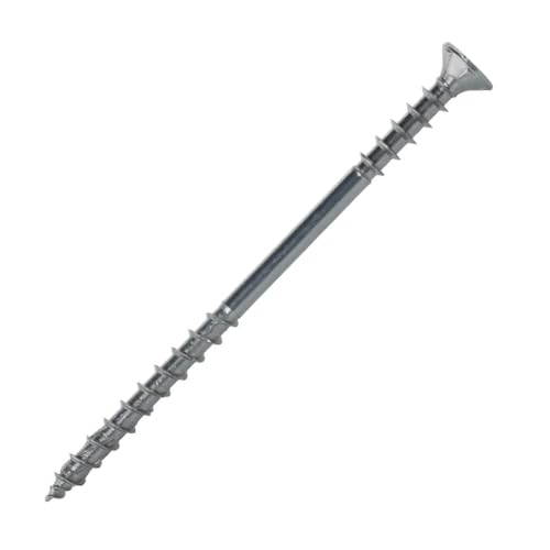 Homry Spacer Screws 6.0 x 145 mm, Galvanised, Torx 30, Pack of 100, Alloy Steel, Grade 8.8, Right Hand, Metric, Hex Head - Image 2