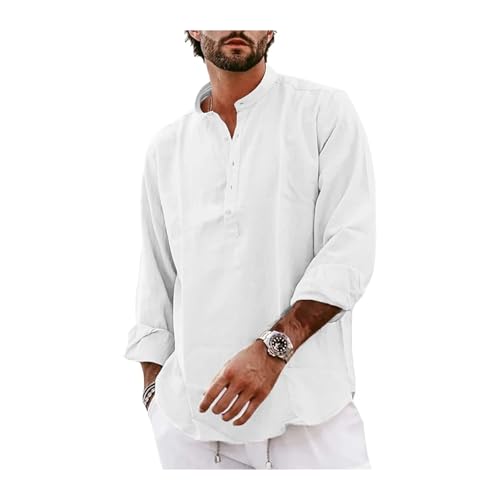 Chemise en lin homme anti transpiration légère pour rester au frais
