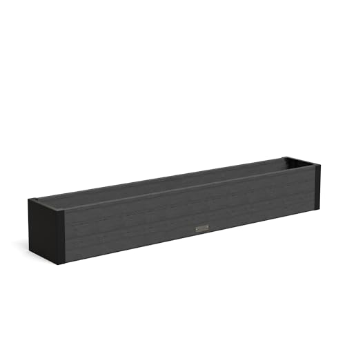 Mayne Vista 5ft Modern Window Box Planter with Panel Design and Drainage Hole by Mayne - Image 6