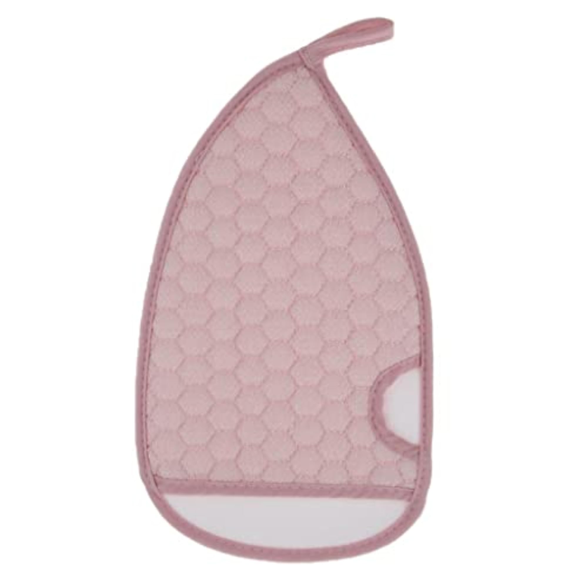 Double-sided Bath Gloves Sponge Scrubbing Exfoliator Mitt, Pink