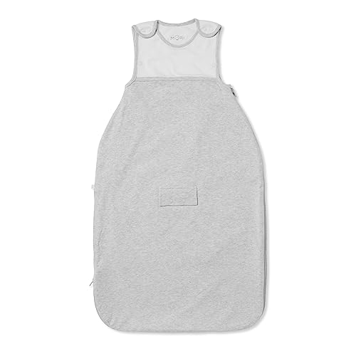 MORI Baby Clever Sleeping Bag in Grey - Unisex Toddler Organ