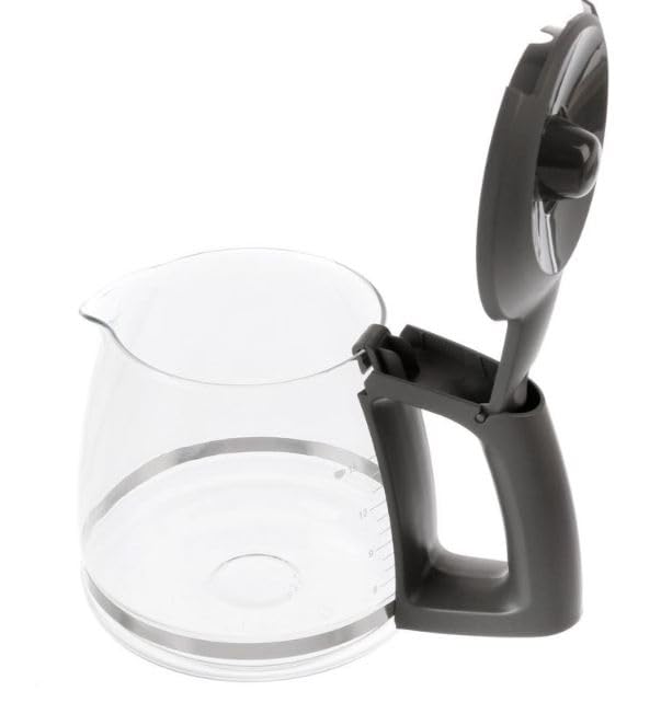 Generisch Glaskanne, 1,25 Liter, Kaffeekanne, passend fr TKA6A044, TKA6A047 ComfortLine Kaffeemaschine