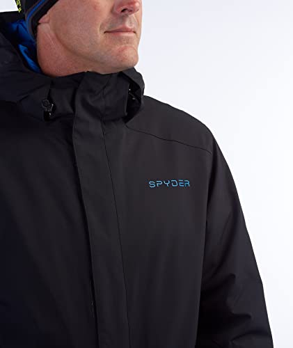 Spyder Men's Standard Wildcard Jacket, Black Collegiate, Large #TOP2