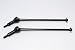 Axial Yeti XL Monster Buggy Upgrade Parts Steel #45 Front CVD Drive Shaft (125mm) - 1Pr Black