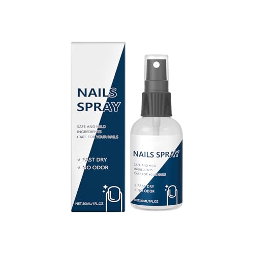 Nails Spray Fast Drying Nail Care Moisturizer for Cracked Cuticles & Dry Nails Strengthens Safe Mild Ingredients 30ml/1fl oz