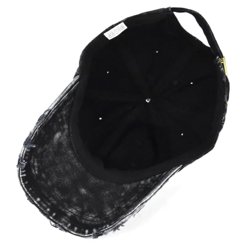Image of XYIYI Vintage Washed Distressed Baseball Cap Adjustable Cotton Dad Hat for Women Men