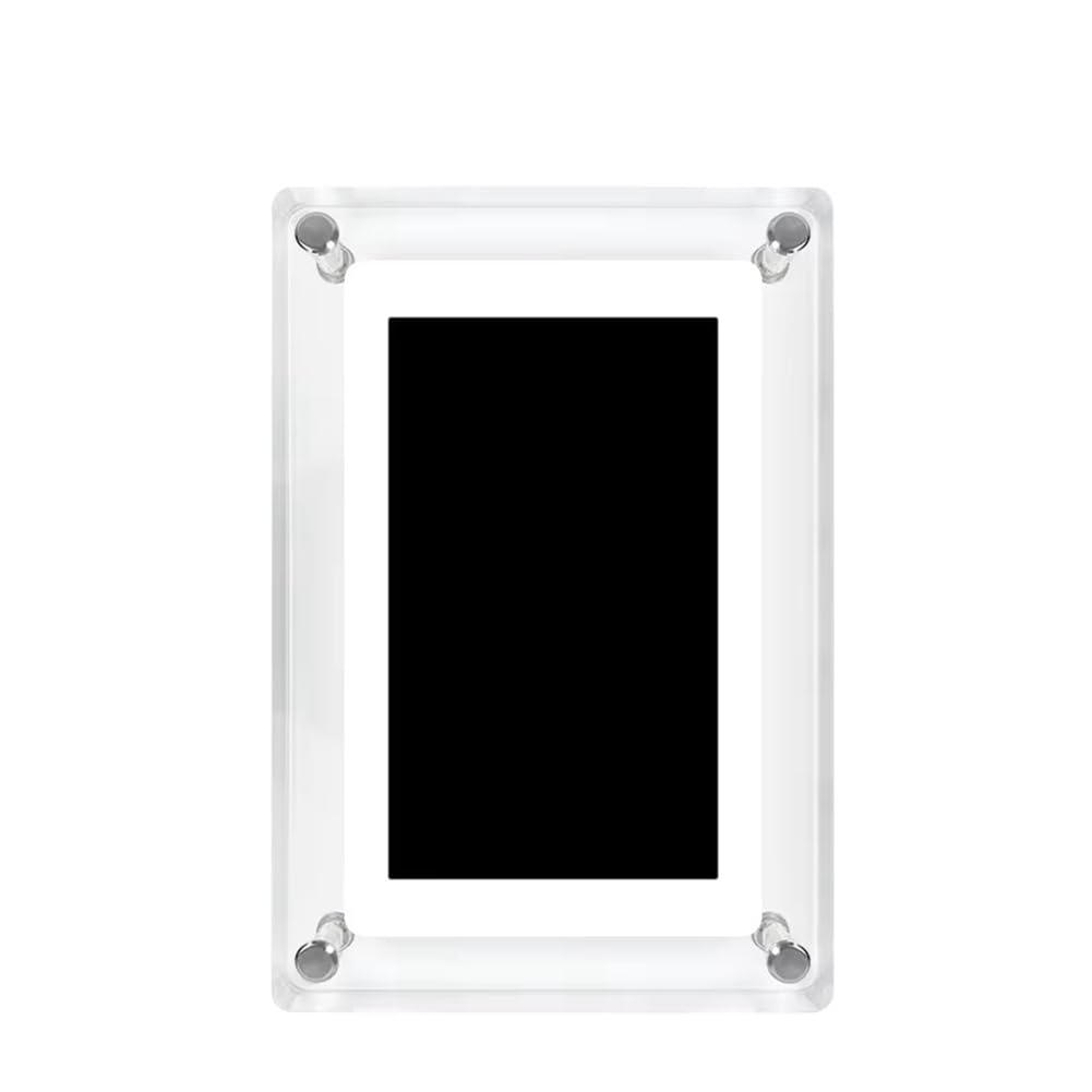Osmond Cornice Digitale per Foto da 5 Pollici con Display Verticale, Schermo IPS, Batteria di Memoria da 4G e 1200 mAh, Cornice Digitale Portatile Retrato