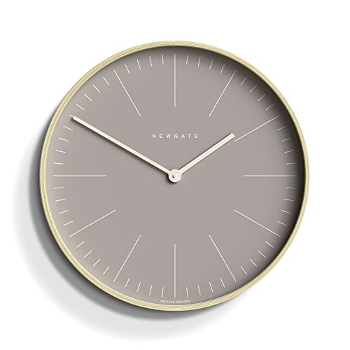 Newgate® Mr Clarke Extra Large Wall Clock - Analog Wall Clock - Silent Sweep Non Ticking Wall Clock - Kitchen Wall Clocks - Round Wall Clock - Oversized Wall Clock - British Design #TOP29