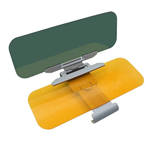 FILBA Car Sun Visor, HD Car Visor Day and Night Anti-Glare Visor, New 2 in 1 Automobile Sun Anti-UV Block Visor Universal Sunshade and Night Vision Anti-Dazzle Windshield Driving Visor