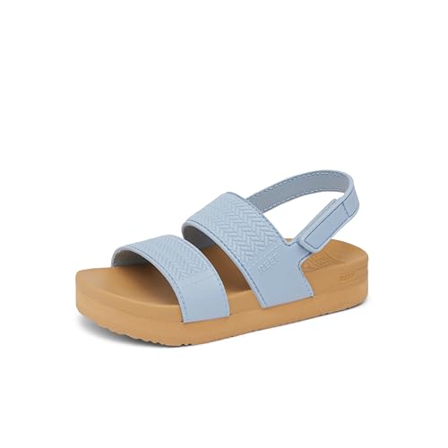 Image of REEF Girls Toddler /Little Kid Water Vista Platform Sandal, Water Friendly, Adjustable Strap