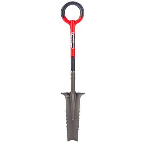 Radius Garden Root Slayer Drain Spade, Red