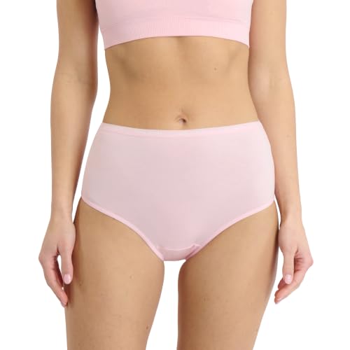 Image of Laura Ashley Women's Cotton Brief Underwear Set, High-Waisted Panties for Women, 5-Pack