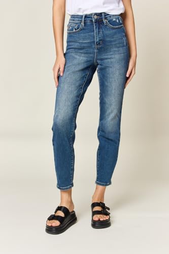 Judy Blue High-Waist Tummy Control Slim Jeans - Ultimate Comfort and Style Blend 24-88776-4
