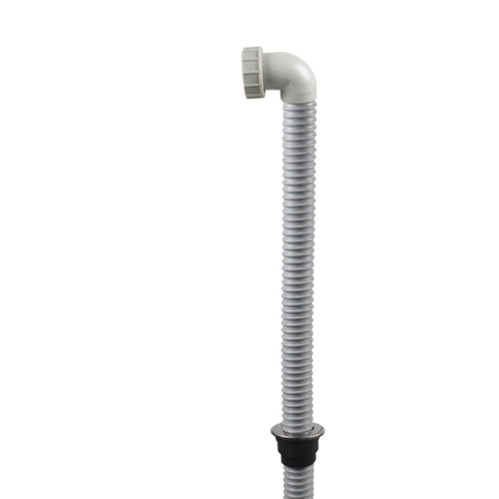 Conector de drenaje de cocina flexible con filtro de residuos integrado