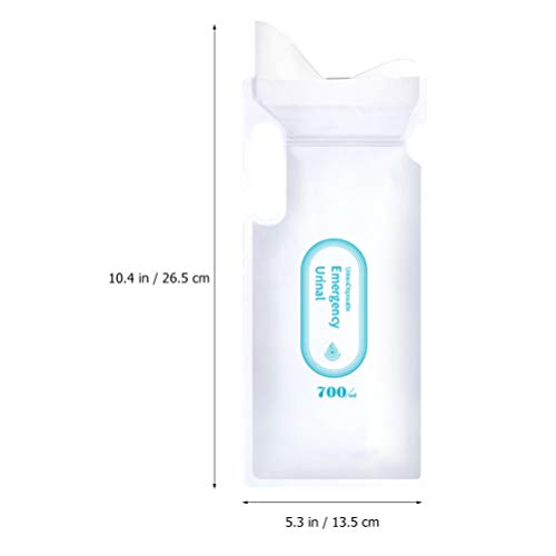 EXCEART 4 Pcs Sacos de Urinol DescartÃ¡veis â€‹â€‹Sacos de Xixi PortÃ¡teis Sacos de VÃ´mito para Via