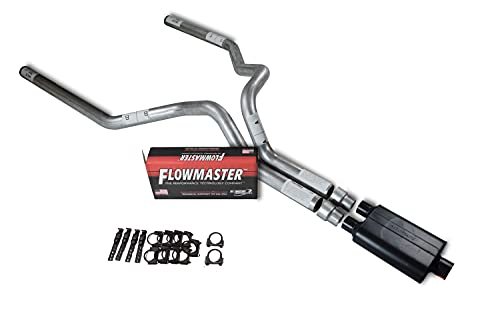 Truck Exhaust Kits Shopline Dual 3 inch Chevy Silverado GMC Sierra 1500 15'-18' Flowmaster 40 Series