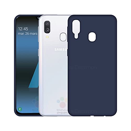 Image of Case Creation Luxurious OG Series for Samsung Galaxy A40 Case Cover,Anti-Dirty Slim Case Frosted Matte Cute Candy TPU Raised Bezel (Splash of Color) Back Cover for Samsung A40 -Navy Electric Blue