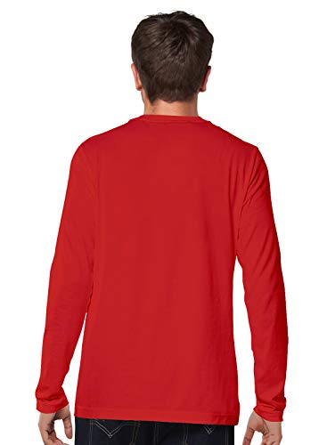 Image of Men's Regular Fit Tshirt I Paused My Game to Be Here Cotton Printed Round Neck Full Sleeves Multicolour T Shirt. Trending, Text, Pootlu, Quotes Tshirts