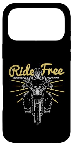 Ride Free Motorcycle Workshop ���B���e�[�W�o�C�J�[���C�_�[ �X�}�z�P�[�X iPhone 17 Pro Max �p