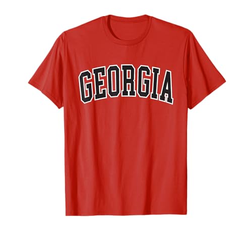 Georgia - Vintage Varsity Classic Text Men Women Georgia T-Shirt