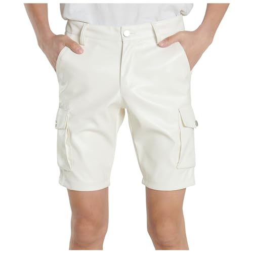 Short en cuir verni pour homme pour le sport et la danse