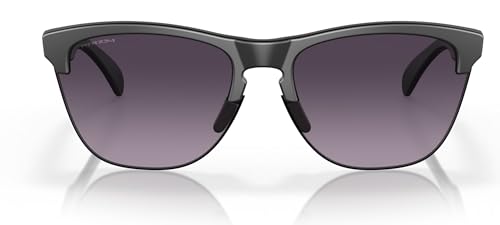 Oakley Frogskins Lite Sunglasses Matte Black with Prizm Grey Gradient Lens 63mm2