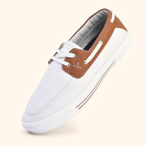 Image of YOHO Sailor Men's Versatile Stylish Breathable Canvas Boat Shoe